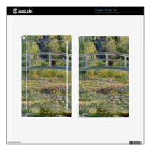 El puente japonés de Claude Monet Kindle Fire Pegatina Skin