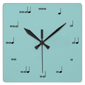 El reloj de la nota de la música original