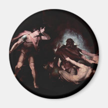 El rey By Juan Heinrich Füssli (el mejor Qual del  Imán De Nevera