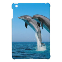 el saltar de los delfínes de bottlenose del mar az iPad mini cárcasas