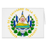 El Salvador coat of arms Greeting Card