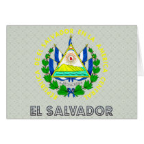 El Salvador Coat of Arms Greeting Card