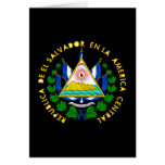 El Salvador Coat of Arms Greeting Card