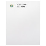 El Salvador Coat of Arms Personalized Letterhead