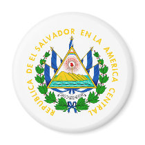 El Salvador coat of arms magnets by sergemayifuila El Salvador coat of arms magnets