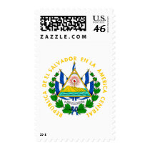 El Salvador coat of arms postage by sergemayifuila El Salvador coat of arms postage