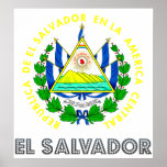 El Salvador Coat of Arms Poster