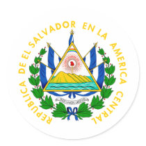 El Salvador coat of arms stickers by demavin El Salvador coat of arms stickers