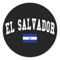 El Salvador College Style Sticker