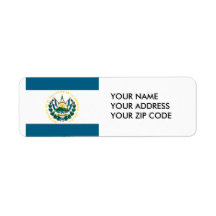 El Salvador Custom Return Address Labels