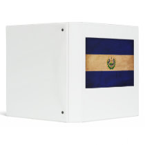 El Salvador Flag 3 Ring Binders