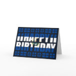 El Salvador Flag Birthday Card