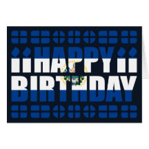 El Salvador Flag Birthday Card