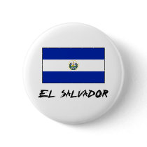 El Salvador Flag buttons by flagshirt El Salvador Flag buttons