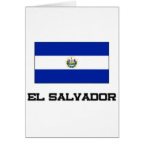 El Salvador Flag Greeting Cards