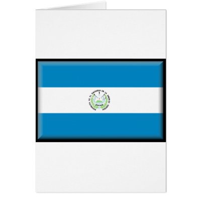 El Salvador Flag Cards by jacinto888