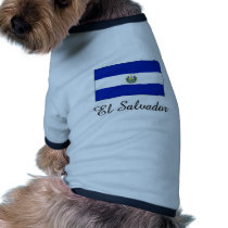 El Salvador Flag Design pet clothing by flagshirt El Salvador Flag Design pet clothing