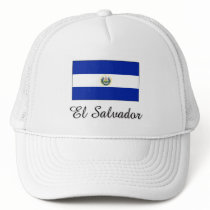 El Salvador Flag Design hats by flagshirt El Salvador Flag Design hats