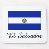 El Salvador Flag Design mousepads by flagshirt El Salvador Flag Design mousepads