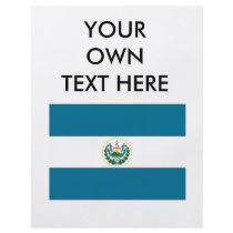 El Salvador Flag Personalized Flyer