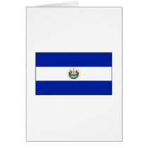 El Salvador FLAG International Greeting Cards