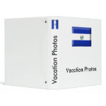 El Salvador Flag Jewel 3 Ring Binders