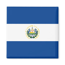 El Salvador Flag Magnet