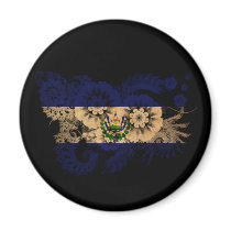 El Salvador Flag Fridge Magnets