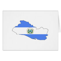 El Salvador flag map cards by FlagStore El Salvador flag map cards