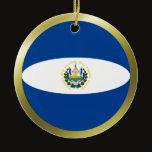 El Salvador Flag Ornament by FlagAndMap El Salvador Flag Ornament