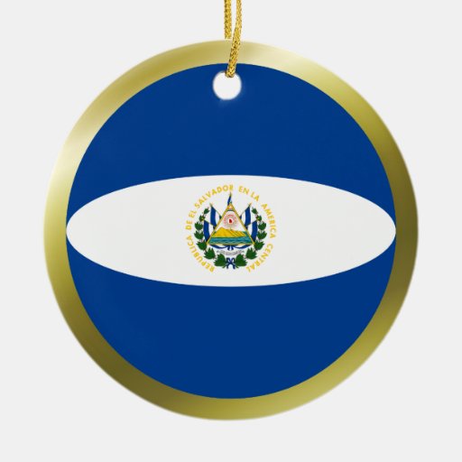 El Salvador Flag Ornament