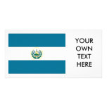 El Salvador Flag Customized Photo Card
