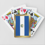 El Salvador Flag Playing Cards playing cards