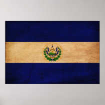 El Salvador Flag Posters