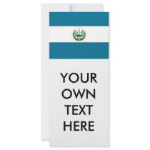 El Salvador Flag rack cards by flagshirts El Salvador Flag rack cards