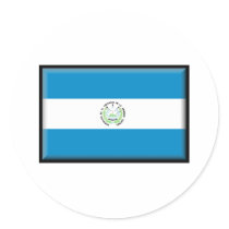 El Salvador Flag stickers