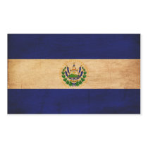 El Salvador Flag Rectangular Stickers