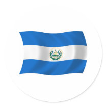 El Salvador Flag Sticker