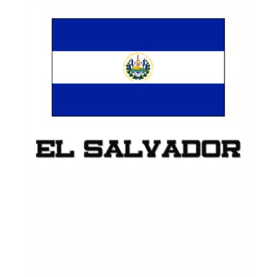 El Salvador Flag Tee Shirt by tshirtshirts