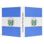 El Salvador High quality Flag 3 Ring Binders