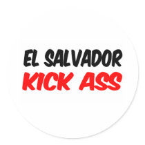 El Salvador Kick Ass stickers