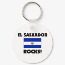 El Salvador Rocks keychains by flagshirt El Salvador Rocks keychains