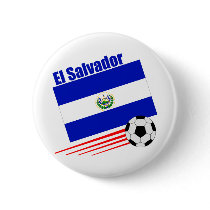 El Salvador Soccer Team Button button