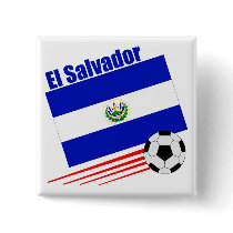 El Salvador Soccer Team Button button