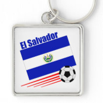 El Salvador Soccer Team Key Chain keychain