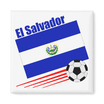 El Salvador Soccer Team Magnets magnet