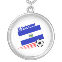 El Salvador Soccer Team Pendant