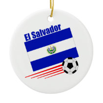 El Salvador Soccer Team Ornaments ornament
