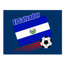 El Salvador Soccer Team Post Cards