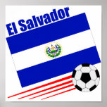 El Salvador Soccer Team Print